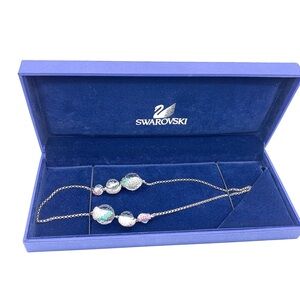 Swarovski Crystal Balls Silver-Plated Necklace